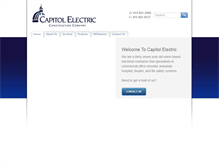Tablet Screenshot of capitolelectric.com
